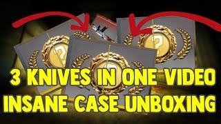 UNBOXING 3 KNIVES IN 1 VIDEO!