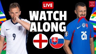 LIVE MATCH WATCHALONG | ENGLAND VS SLOVAKIA | EURO 2024 | ROUND OF 16 | FOOTBALL TALK PODCAST