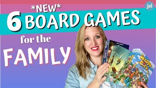 6 NEW BOARD GAMES FOR THE FAMILY (that you can play with your First Grader!)