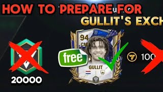 Do this now!! to get free Gullit।  Best F2P gaming guide. #fcmobile #exchange.