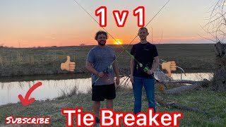 1v1 Tie Breaker #1v1 #fishing #subscribe #giveaway