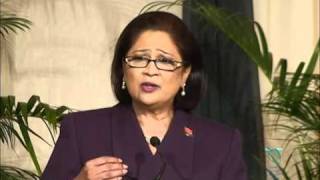 Prime Minister of T&T The Honourable Mrs. Kamla Persad-Bissessar - GBF 2011.flv