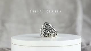 1977 Dallas Cowboys NFL Super Bowl Champion Ring Silver