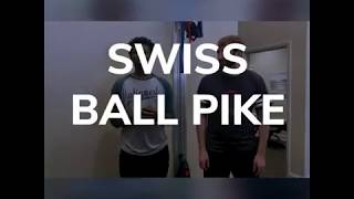 Swiss Ball Pike for Runners