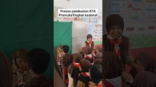 pembuatan KTA pramuka kwarnas #pramuka #scout #shorts