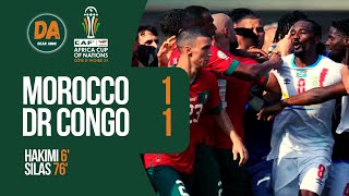 🇲🇦 MOROCCO 1-1 DR CONGO 🇨🇩 | Ugly full-time scenes between Regragui and Mbemba!