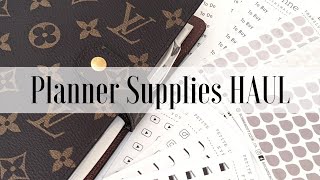 Planner Supplies Haul | Bonne Boutique