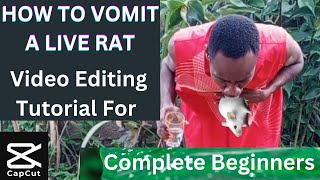 HOW TO VOMIT A LIVE RAT MAGIC VIDEO EFFECT TUTORIAL FOR COMPLETE BEGINNERS 💯✅