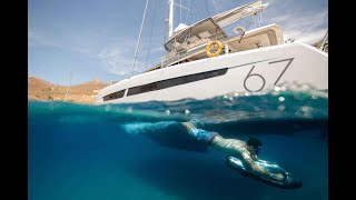 Walkthrough aboard Catamaran AETHER in Greece Boat Show 2024