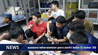 Makan Bersama Para santri Pondok | Kenang-kenangan Sebelum Lulus 😊 Full Senyum