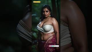 Curvy Plus-Size Indian Woman in Stylish Outfit at a Forest | AI Model Look Book | Virtual Influencer