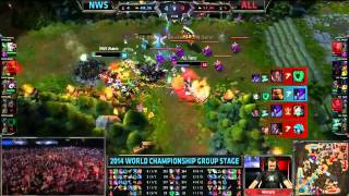 NWS Amazing Escapes - NWS vs ALL - LoL S4 Worlds