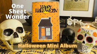 HALLOWEEN MINI ALBUM   CTMH   ONE SHEET WONDER   Close To My Heart "Got Candy"