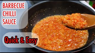 Barbecue Chilli Sauce, Sambal Ikan Bakar, Easy and quick recipe