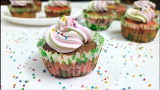 Easy & Fulffy Cupcake Recipe | Rainbow Cupcake  Recipe | Cupcake Recipe