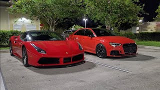 2018 Ferrari 488 GTB vs 2018 Audi RS3 FBO E85