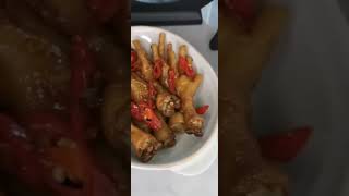 Spill hasil masak ceker ayam bumbu kecap #shorts #shortsvideo