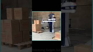 Fully automatic packaging and palletizing robot arm