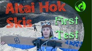 First Tests of Altai Hok 125 cm Skis