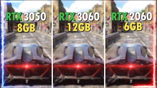 RTX 3050 vs RTX 3060 vs RTX 2060 em 2022 | Teste em 7 JOGOS 1080p GRÁFICO ULTRA