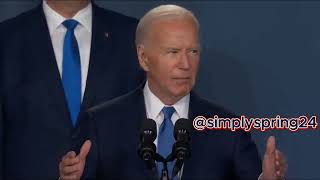 He's Losing It:  Biden Accidentally Introduces Ukraine’s Zelensky As ‘President Putin’ At NATO Cerem