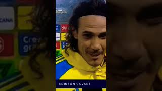 Entrevista a Edison cavani Boca juniors vs cruzeiro 2024