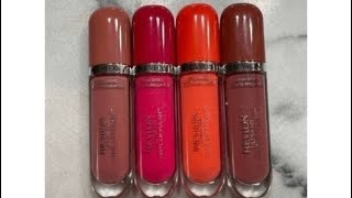 Reviewing Revlon Ultra HD Vinyl Liquid Lip In Birthday Suit - Date Night - Power Up - Run the World