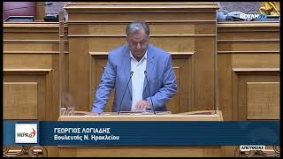 Ολομέλεια Βουλής (22-9-2022) Γιώργος Λογιάδης