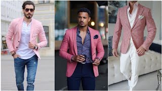 Pink colour blazers for men.#2022 #pinkcolour #blazer