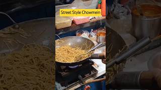 Indian Street Style Chowmein Making 😍| Indian Street Foods #shorts #ytshorts #chowmein