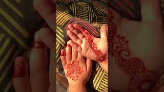 Beautiful mehndi on my little sister hands #baby #babygirl #mehndi #mehndidesign #art #tiktok