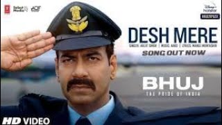 Arijit Singh: DESH MERE song | Ajay D, SanjayD, Ammy V| Arko, Manoj M | Bhuj: The Pride..