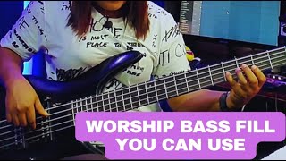 Worship bass fill you can use