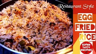 Egg Fried Rice in Restaurant Style|ফ্রাইড রাইস|Quick easy Egg Fried rice#Supertastyrecipe#eggvegrice