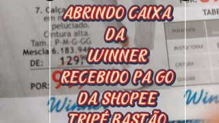 ABRINDO CAIXA DA WINNER E RECEBIDO PAGO DA SHOPEE  TRIPE  BASTÃO