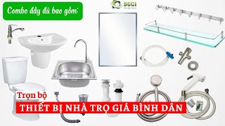 COMBO THIẾT BỊ VỆ SINH - NHÀ BẾP GIÁ BÌNH DÂN TẠI SGCI