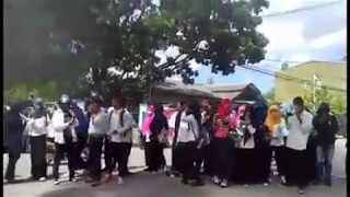 DEMO AKSI MAHASISWA PGSD UNIVERSITAS MUHAMMADIYAH BUTON