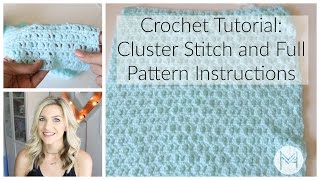 Crochet Cluster Stitch Lovey Tutorial | Collab with Bella Coco