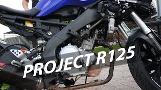 €265 Yamaha YZF R125 Project Bike Dissasembly