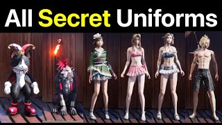 FF7 Rebirth: All Secret Uniforms (Hellhound and Jester Costume) in Final Fantasy VII Rebirth