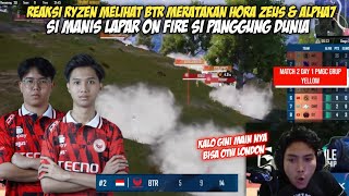 9 KILLS! BTR KNIGHTS MERATAKAN ZEUS & HORA | RYZEN : MANTAP MOVEMENT LAPAR - MATCH 2