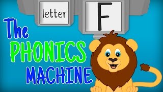 THE LETTER F - Phonics for Kids Alphabet Sounds PHONICS MACHINE ABC Sounds Kindergarten Preschool