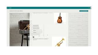 Музыкальная домашняя работа в Microsoft Forms. Пример