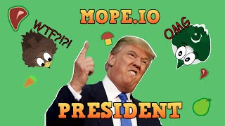 BECOMING the **RARE** PRESIDENT of MOPE.IO!!! GETTING REVENGE ON TEAMERS | MOPE.IO REVENGE STORY