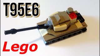 Лего мини танк Т95Е6 (самоделка из лего)