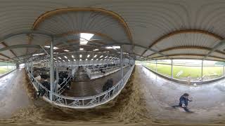 360 video Headlocking Barriers & Cubicle Shed