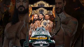 Drew McIntyre vs Seth Rollins vs CM punk WrestleMania 40 Edit Match CARDS @WWE