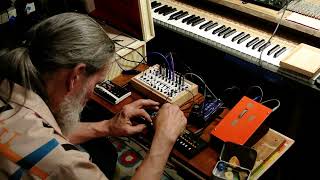 Triotron: Three Korg Monotron's, a DIY oscillator and the Trem-o-Graph.