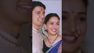 Madhuri Dixit Nene with her husband#viral#trendingshorts#celebritynews#youtubeshorts#celebrity