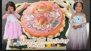 Valerie’s 3 yrs birthday celebration